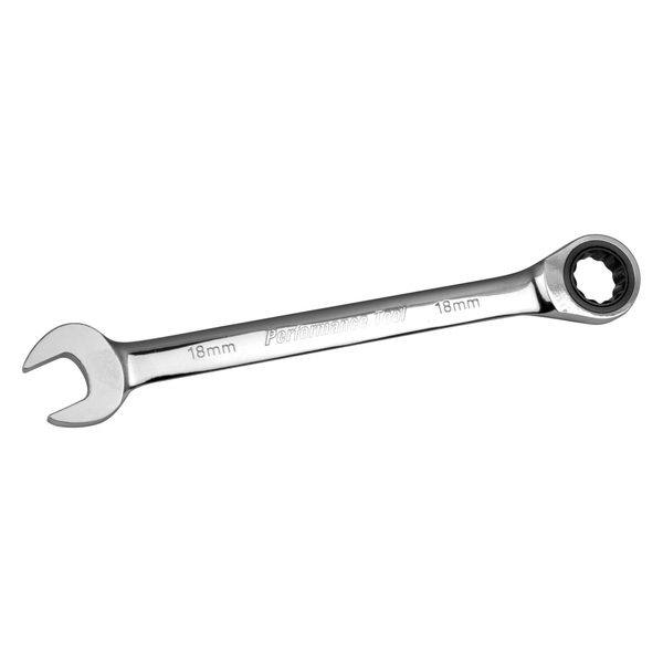 Performance Tool 18mm Ratcheting Wrench W30358